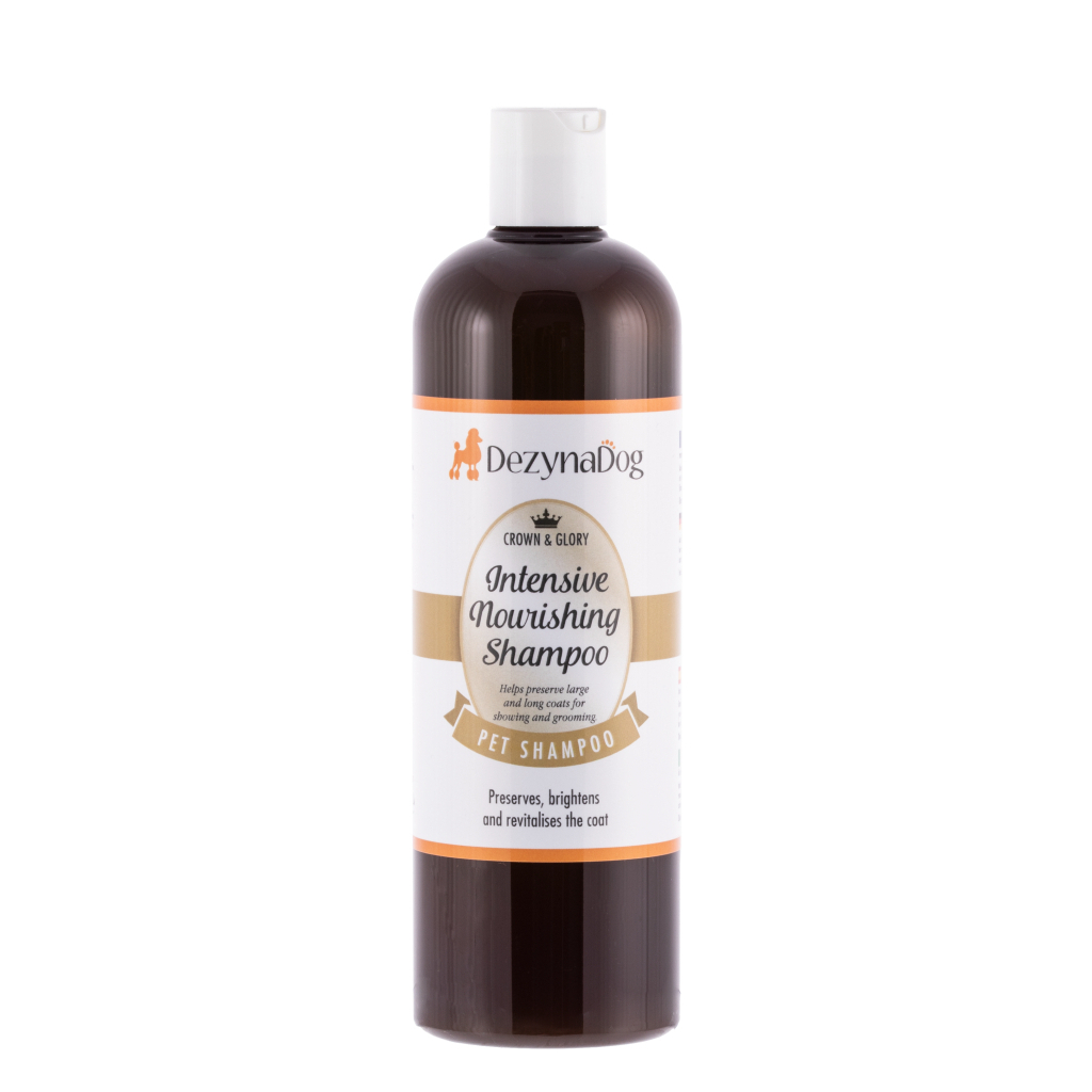 Шампунь для тварин Dezynadog Crown Glory Intensive Nourishing інтенсивний живильний для освітлення і відновлення шерсті 500 м (5052372015415) - зображення 1