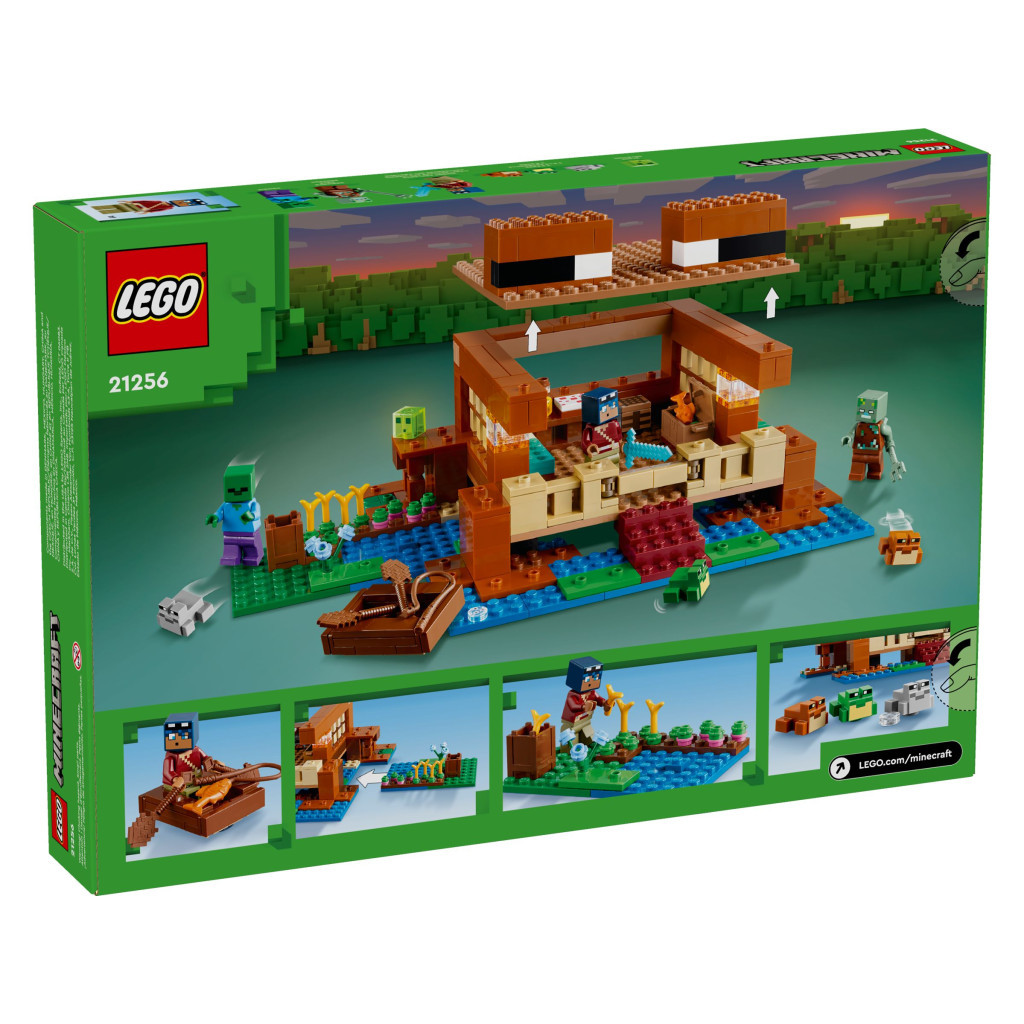 Конструктор LEGO Minecraft Будинок у формі жаби 400 деталей (21256) - зображення 9