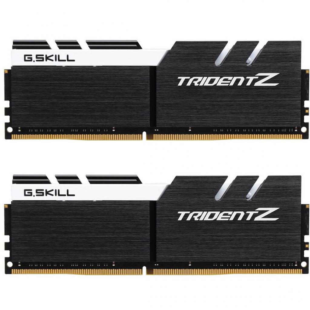 Модуль пам'яті для комп'ютера DDR4 16GB (2x8GB) 3200 MHz Trident Z Black H/White G.Skill (F4-3200C16D-16GTZKW) - зображення 1