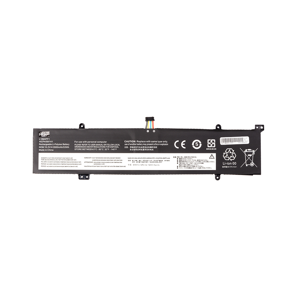 Акумулятор до ноутбука LENOVO Yoga 9-15IMH5 (L18M4PF1) 15.2V 3500mAh PowerPlant (NB482382) - зображення 1