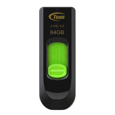 USB флеш накопичувач Team 64GB C145 Green USB 3.0 (TC145364GG01) - зображення 1