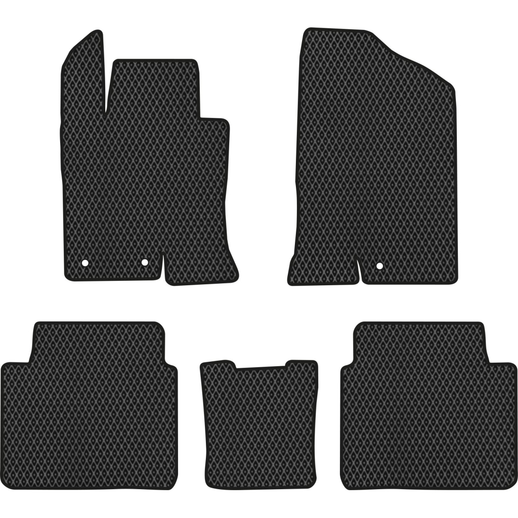 Килимок в салон EVAtech Hyundai Sonata (YF) Hybrid (3 clips) 2009-2014 6 (HY12468CV5KH3RBB) - зображення 1