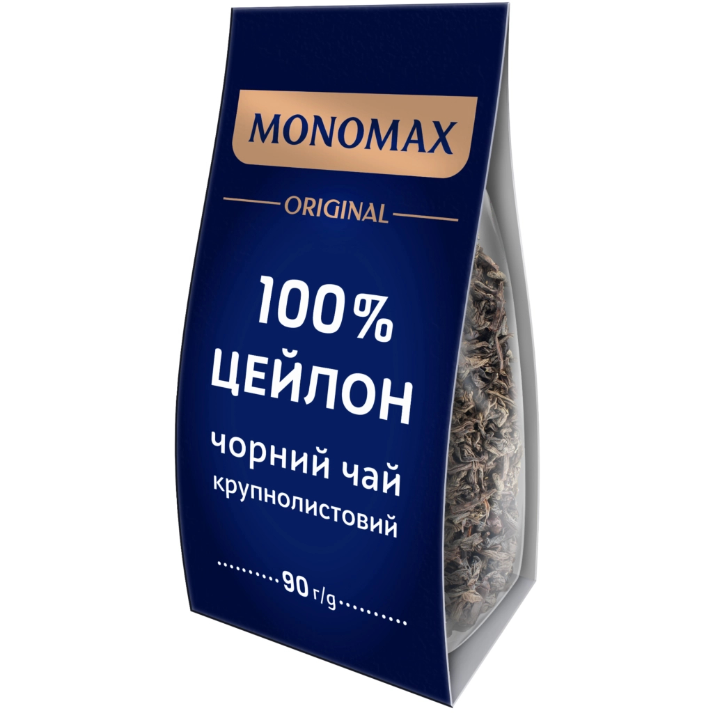Чай Мономах 100% Цейлон Крупнолистовий 90 г (mn.02035) - зображення 1