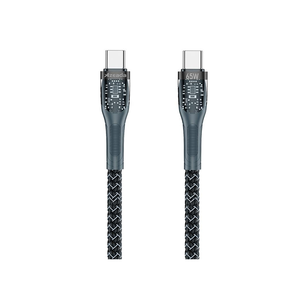 Дата кабель USB-C to USB-C 1.3m Lotto PD-B89CC Black Proda (PD-B89 (C-C)-BK) - зображення 1