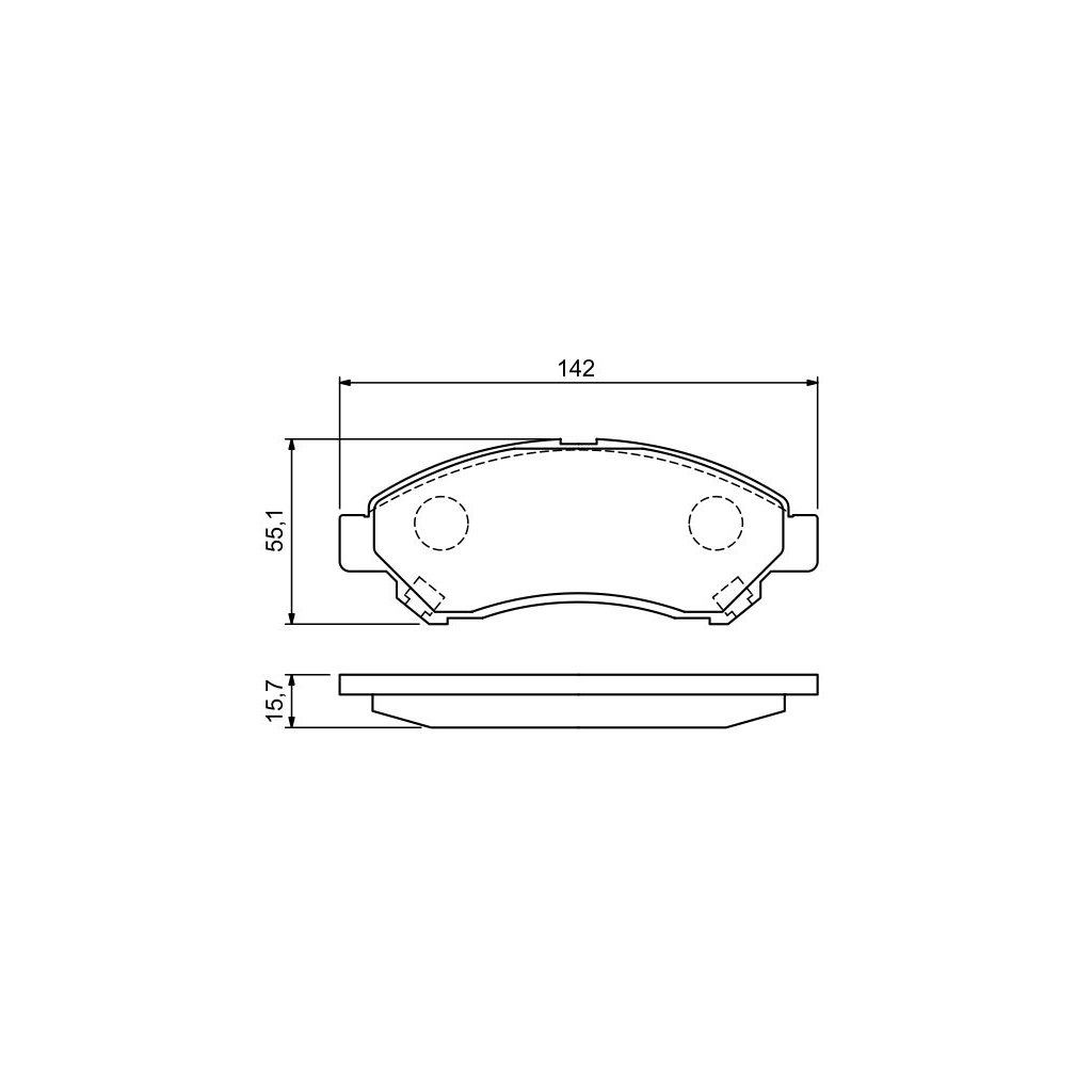 Гальмівні колодки Bosch 0 986 494 936 - зображення 7