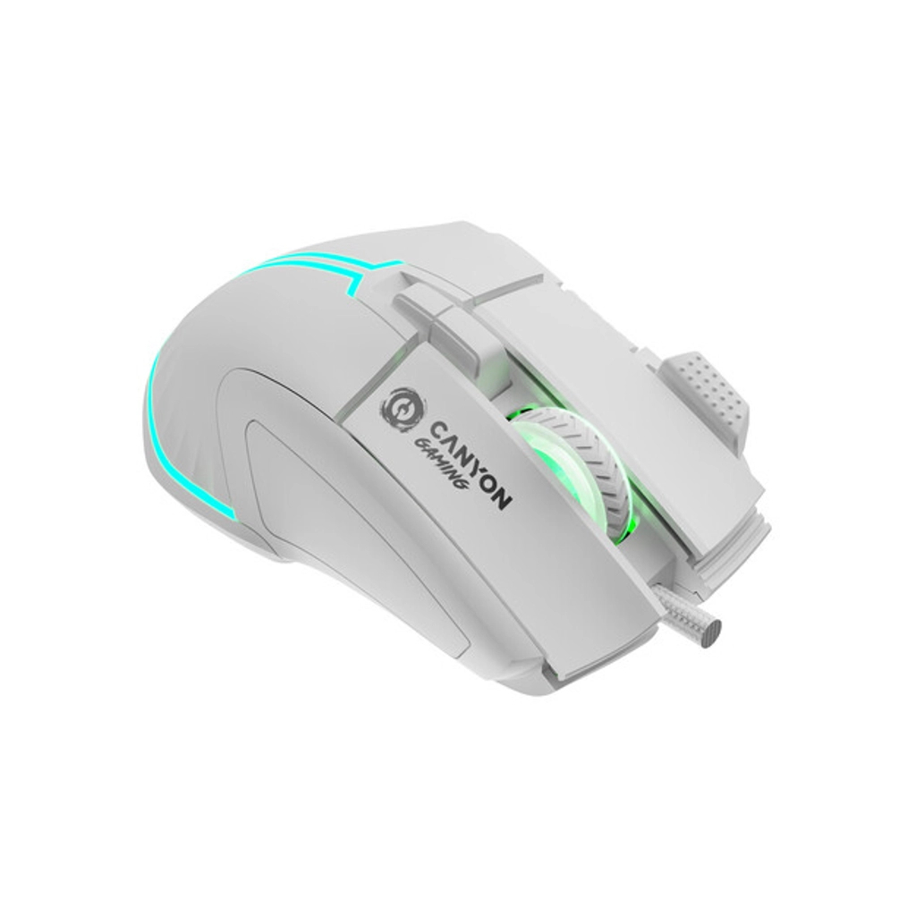 Мишка Canyon Fortnax GM-636 RGB USB White (CND-SGM636W) - зображення 5