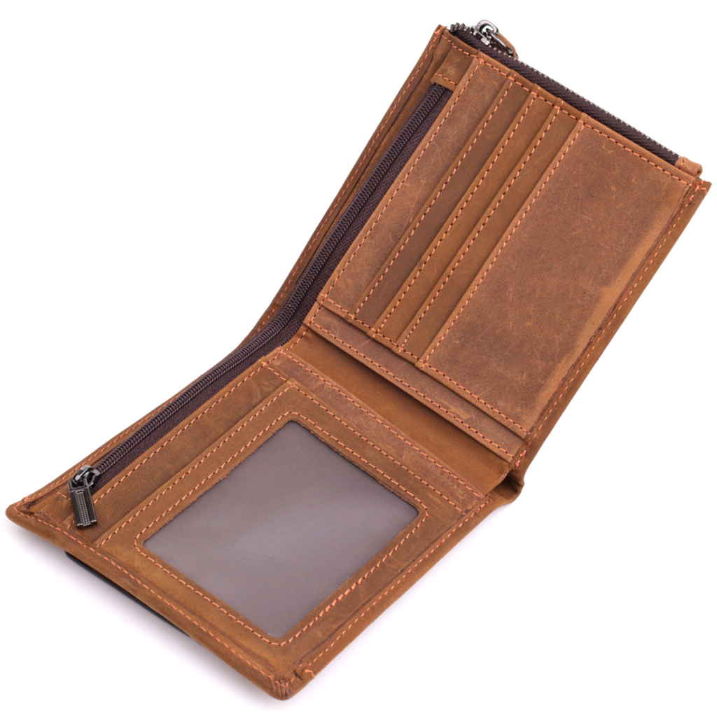 Гаманець Vintage З натуральної шкіри Коричневий (22856) - зображення 6