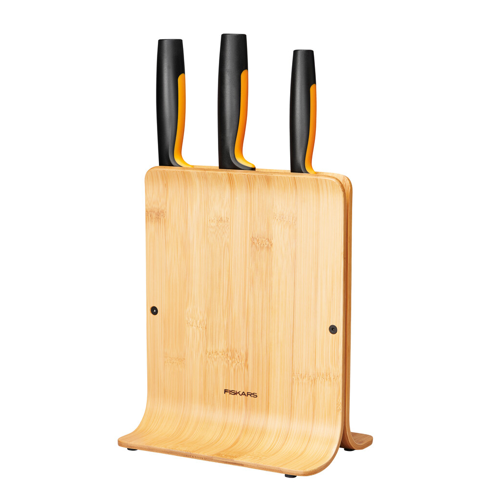 Набір ножів Fiskars Functional Form Bamboo 3 шт (1057553) - зображення 1