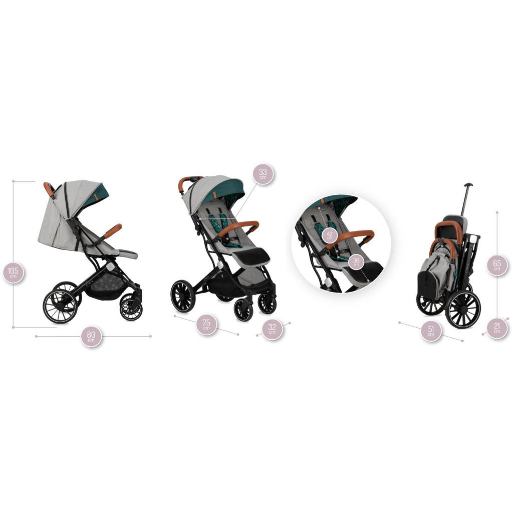 Коляска MoMi Estelle Dakar Jungle (WOSP00022) - зображення 9