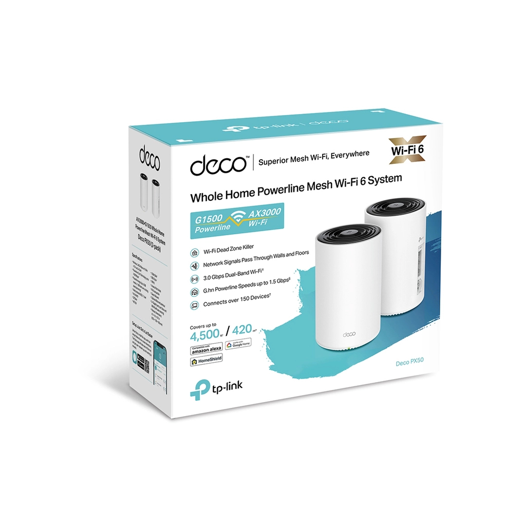 Маршрутизатор TP-Link DECO-PX50-2-PACK - зображення 3