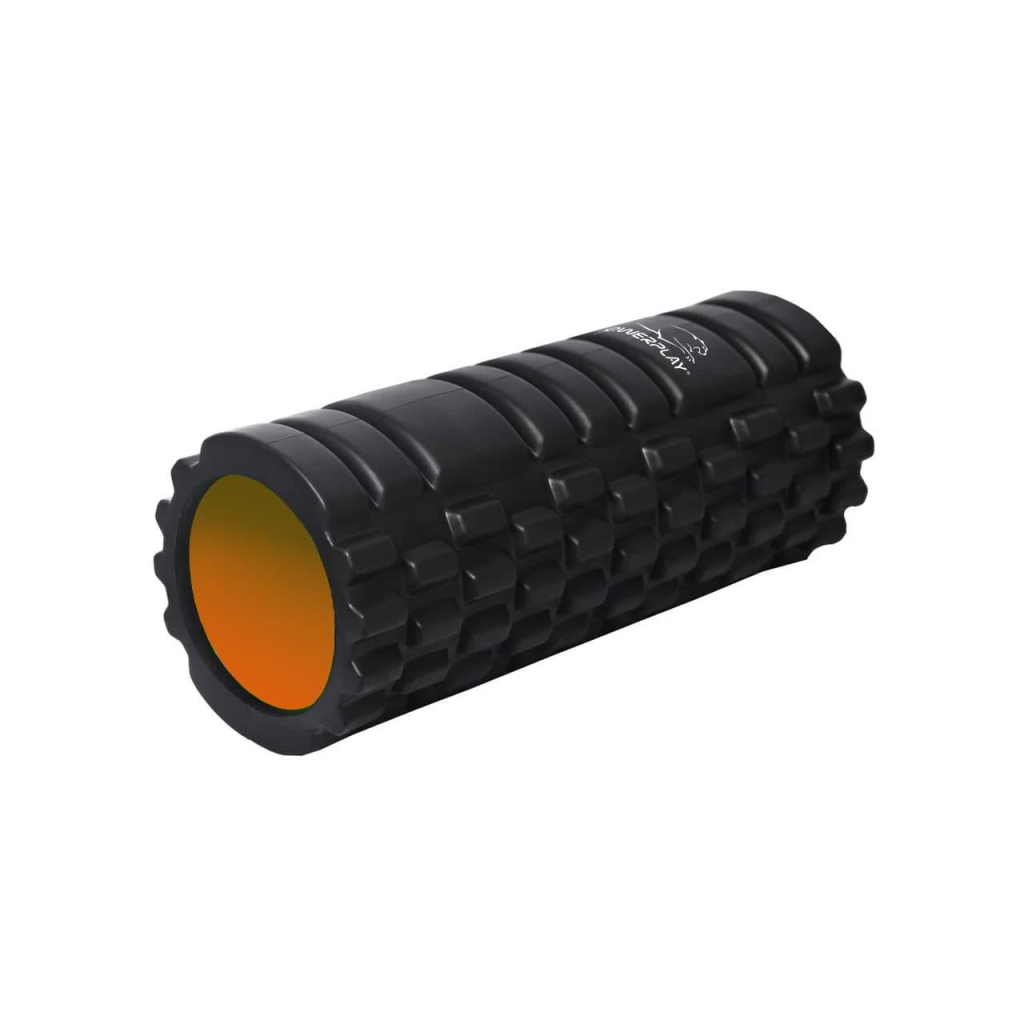 Масажний ролик PowerPlay 4025 Massage Roller 33x14см Чорний (PP_4025_Black) - зображення 2
