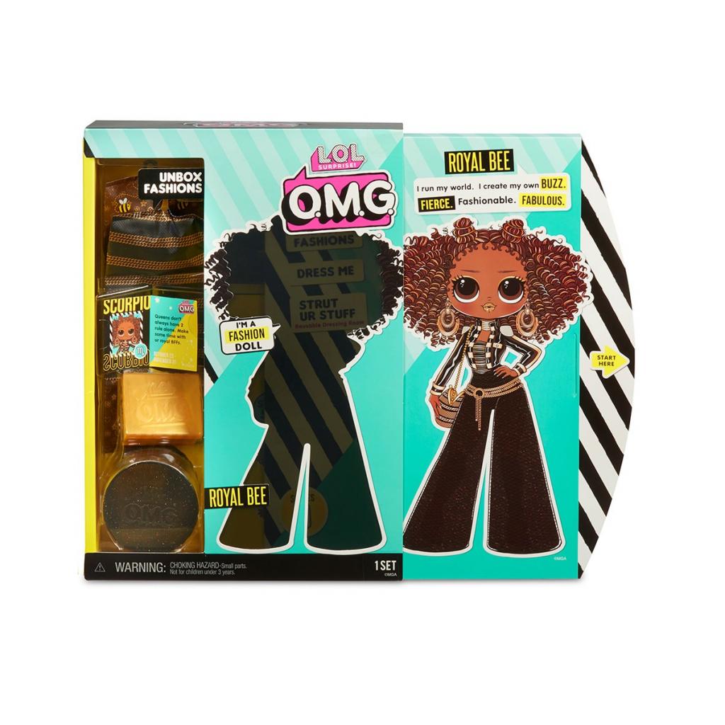 Лялька L.O.L. Surprise! Королева Бджілка з аксесуарами (560555) - зображення 8
