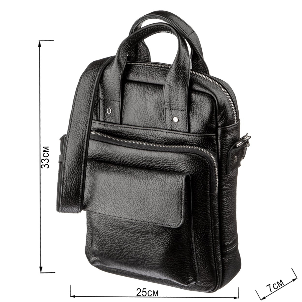 Сумка Shvigel Під А4 Чорна (11167) - зображення 3