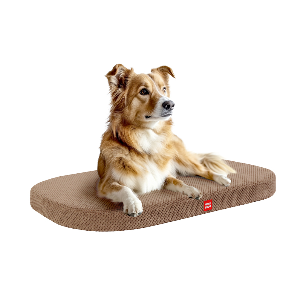 Лежак для тварин WAUDOG Relax Доріс велюр, зі знімним чохлом, 80х55 см бежевий (131114) - изображение 2