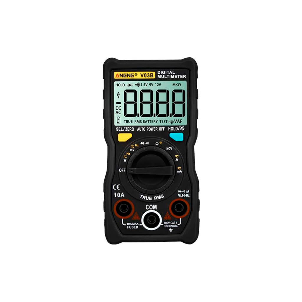 Цифровий мультиметр ANENG AN-V03B, V, A, R, F, з ємнісним діодом (AN-V03B) - зображення 1