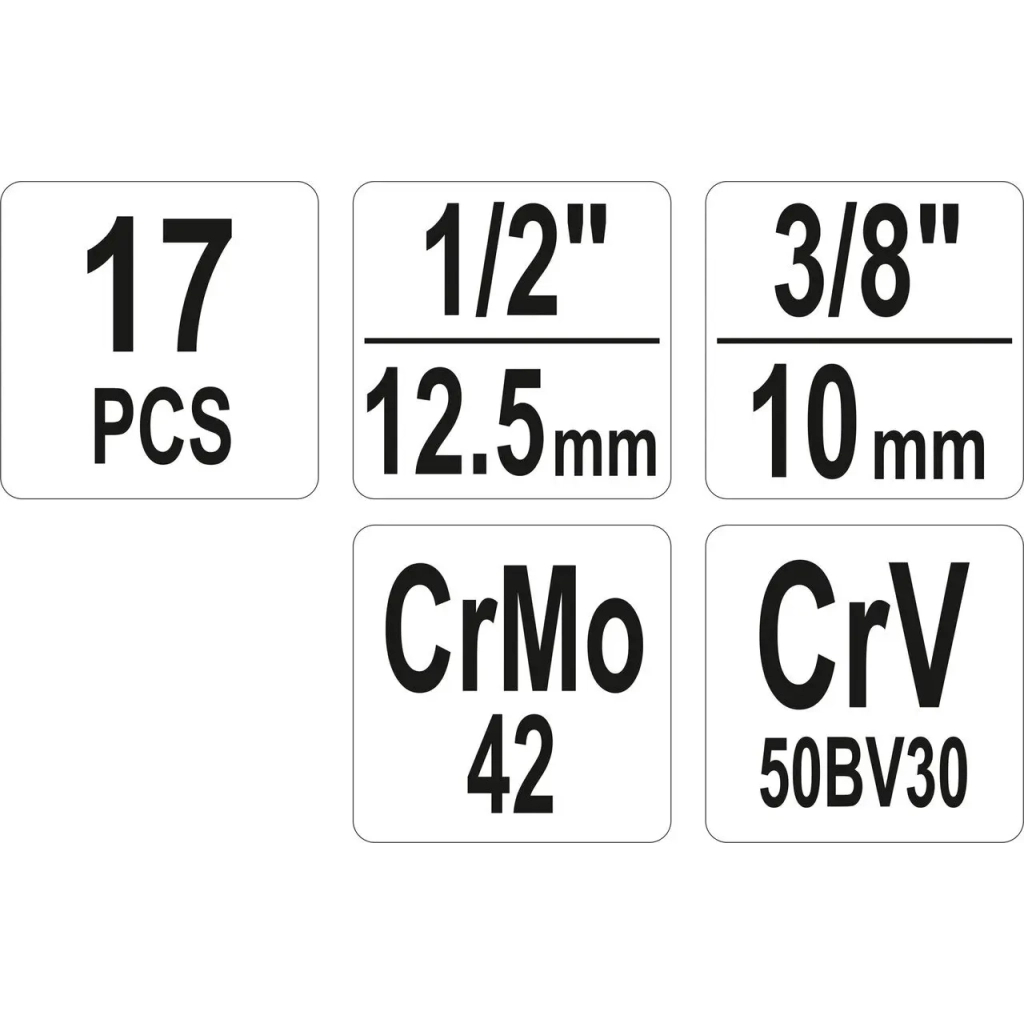 Екстрактор Yato YT-06033 набір 17шт (YT-06033) - зображення 6