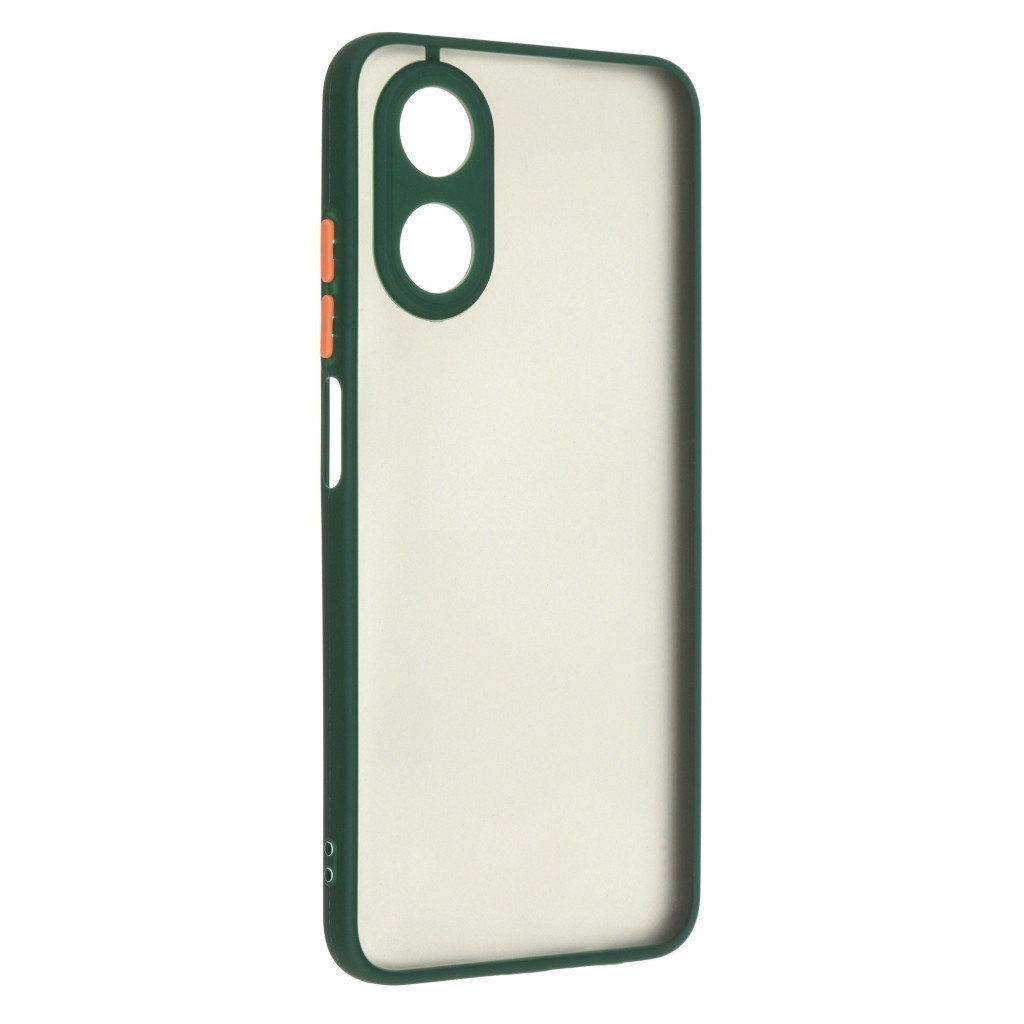 Чохол до мобільного телефона Armorstandart Frosted Matte OPPO A17 4G/A17k 4G Dark Green (ARM66726) - зображення 1