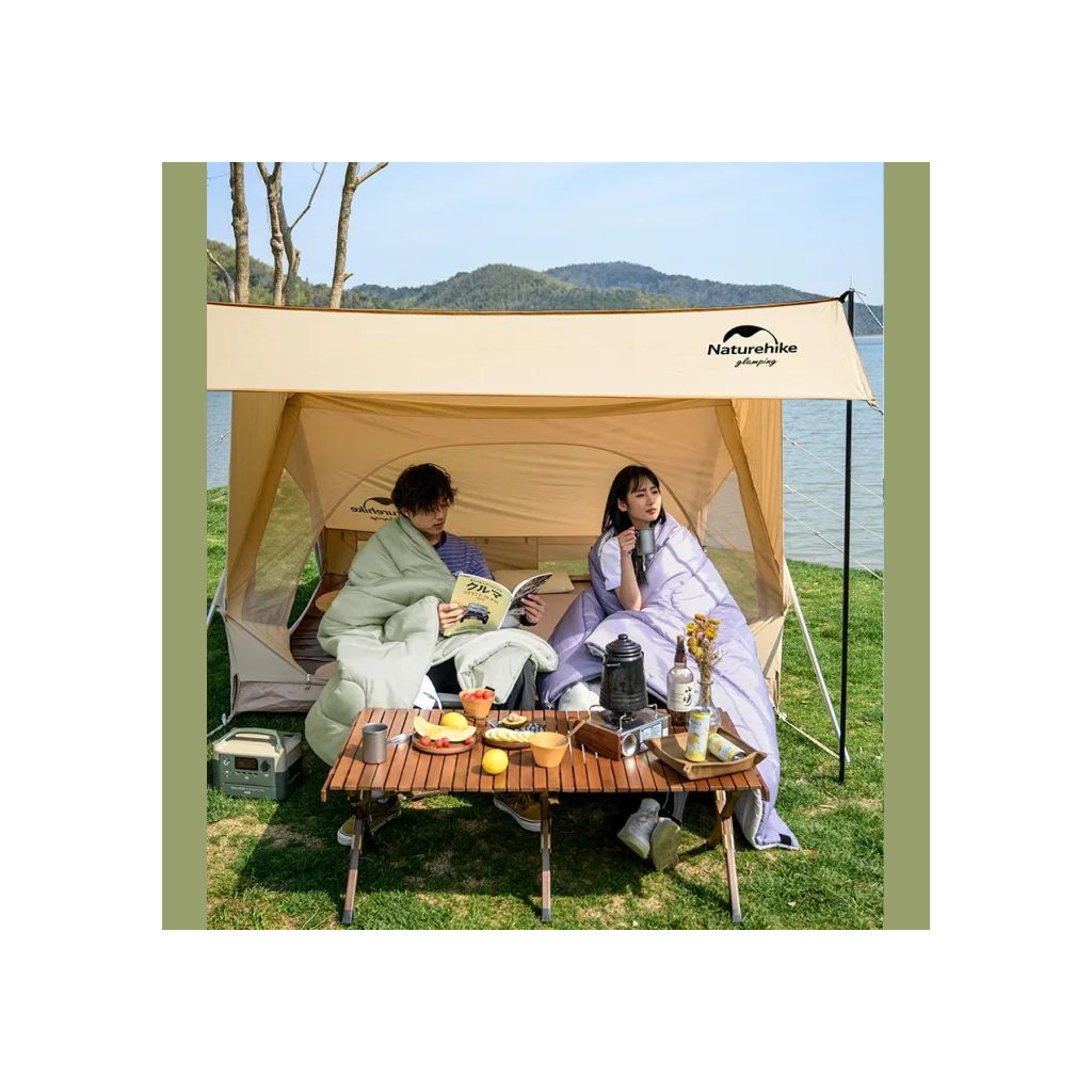 Спальний мішок Naturehike H150 NH19S015-D L Violet (6927595798706) - зображення 7