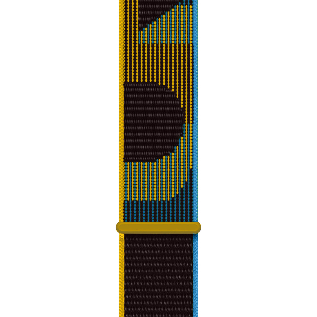 Ремінець до смарт-годинника Armorstandart Nylon Band для Apple Watch 49/46/45/44/42 (Series 1-3) Blue Unity (ARM74215) - зображення 1