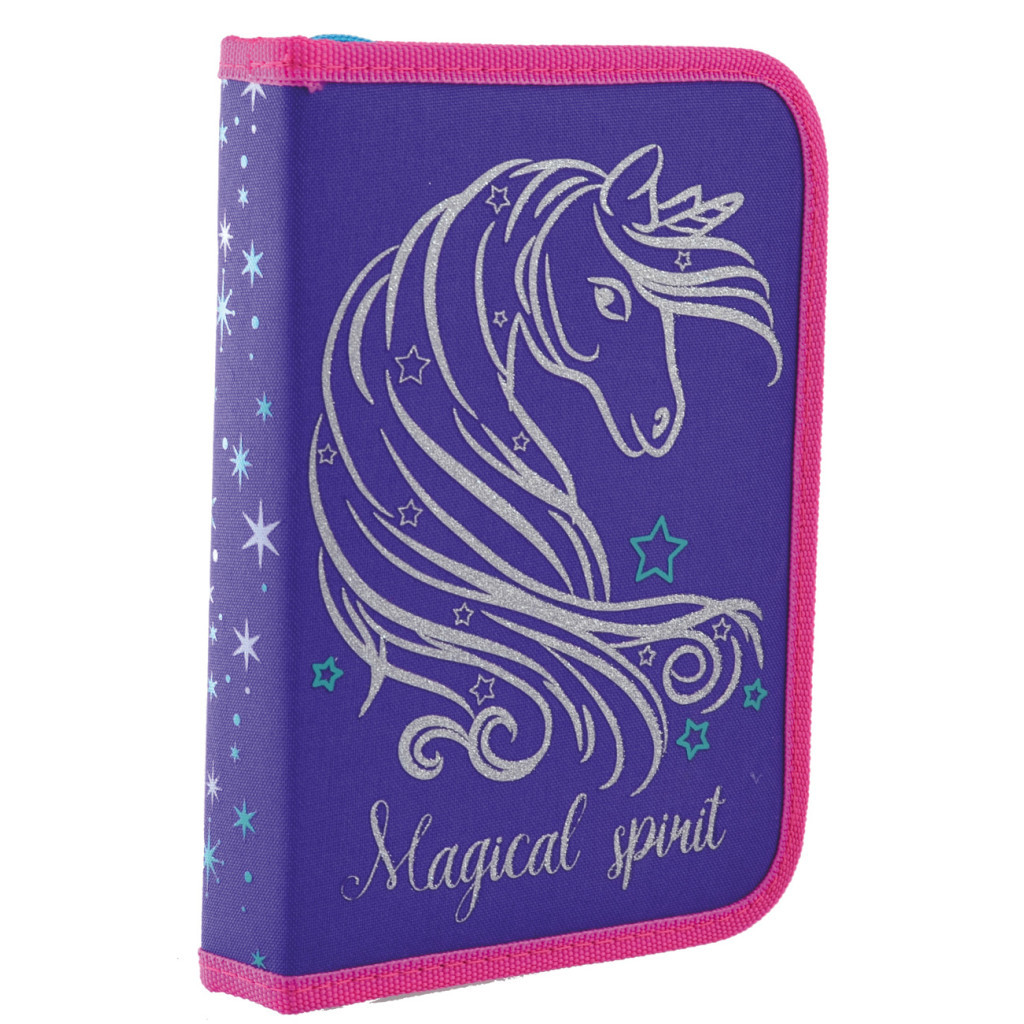 Пенал Yes Unicorn твердий одинарний з клапаном (532160) - зображення 1