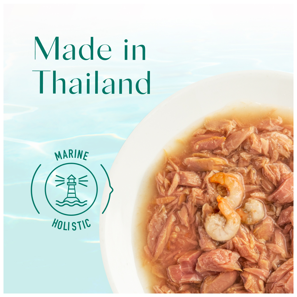 Консерви для котів Optimeal Beauty Fitness смугастий тунець у соусі з креветками 70 г (4820215366229) - зображення 3