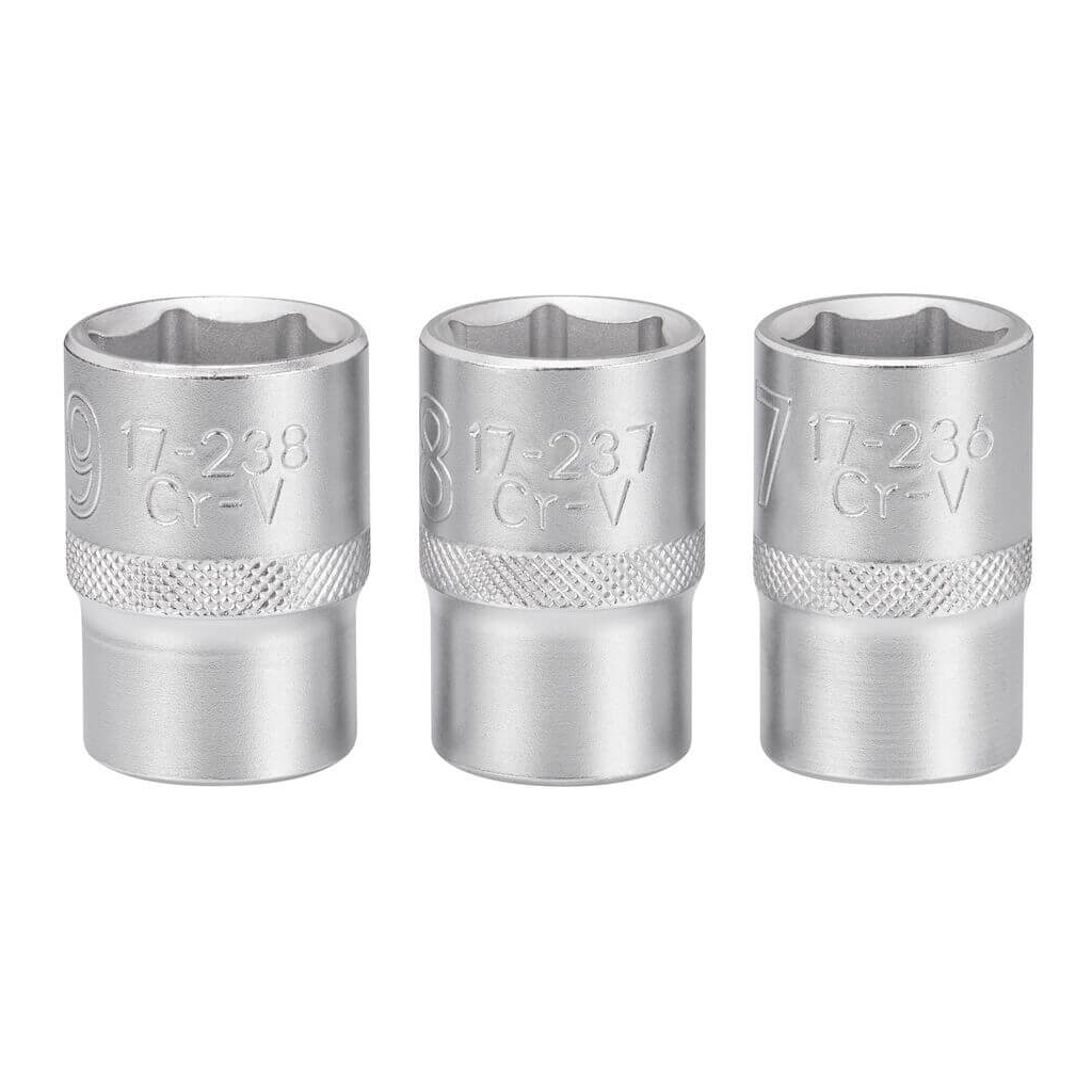 Набір торцевих головок Stanley орцевих 1/2" Maxi Drive, із шестигранним профілем, 3 шт: 17, 18, 19 мм. (FMMT17094-0) - picture 2