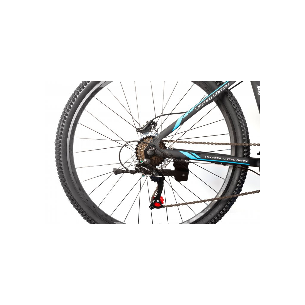 Велосипед Trinx Majes100 Elite 27.5" рама-16" Matt-Black-White-Blue (Maj100Elite.16MBWB) - изображение 5