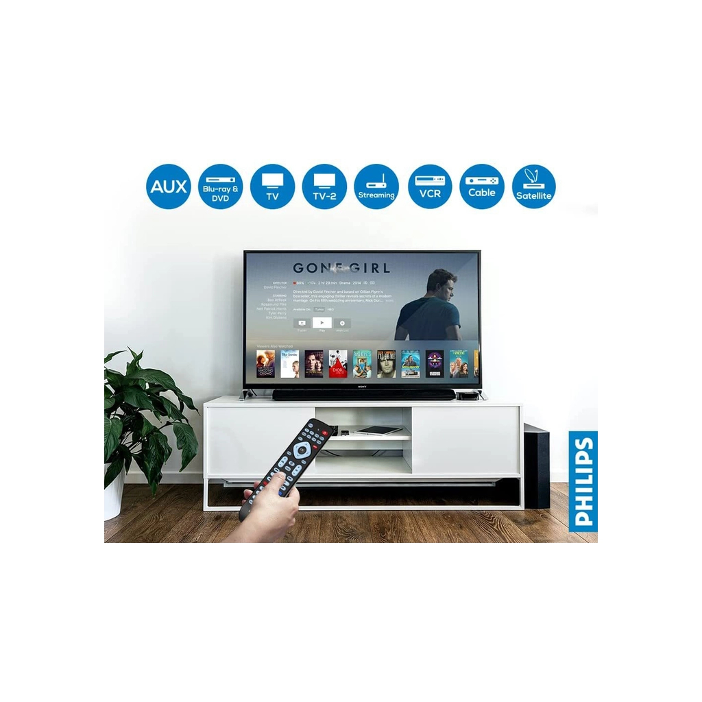 Пульт ДК для телевізора Philips Perfect replacement 8-в-1 (SRP2018/10) - зображення 4
