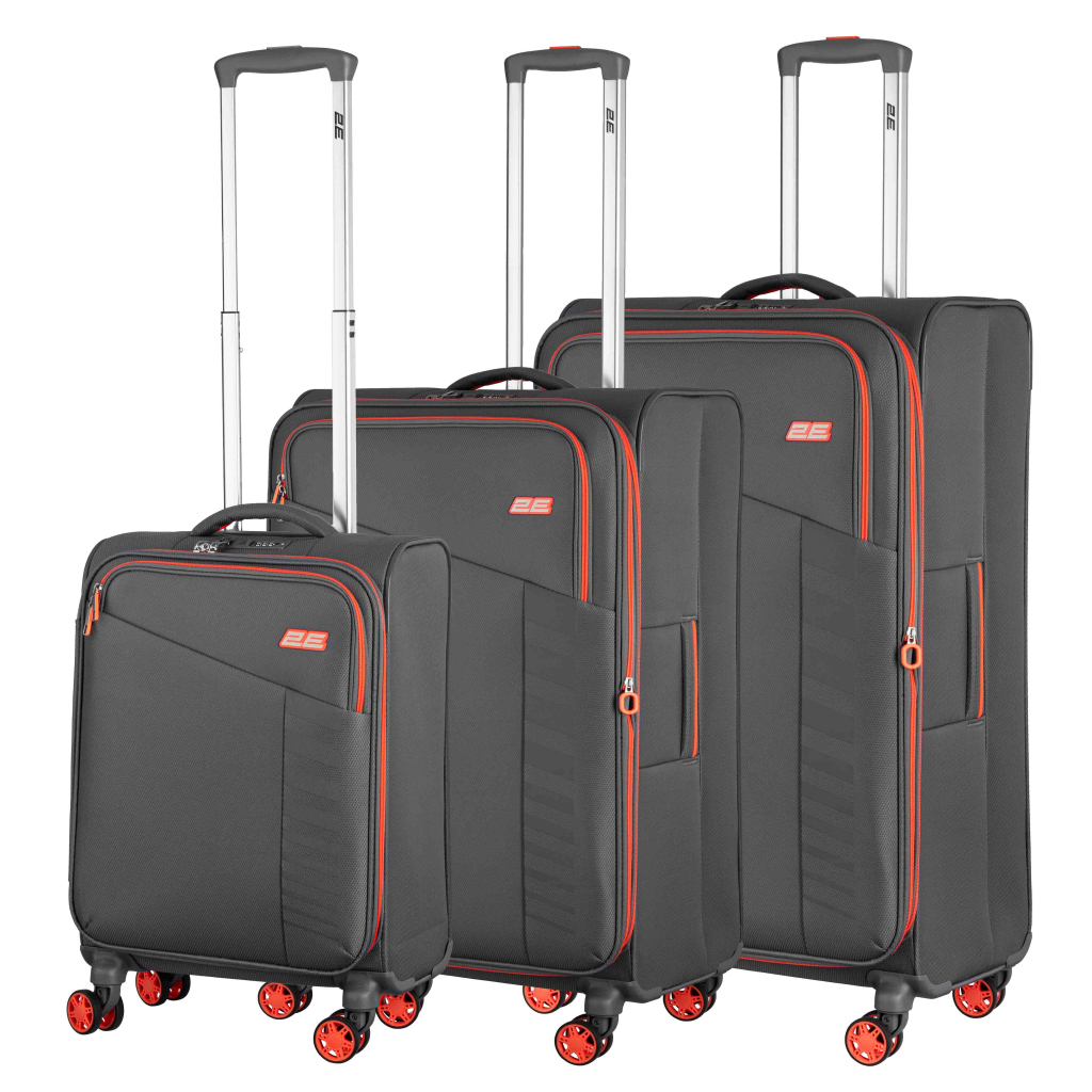 Набір валіз 2E Trek (L+M+S), сірі (2E-SPE-TREK-SET6-GR) - зображення 3