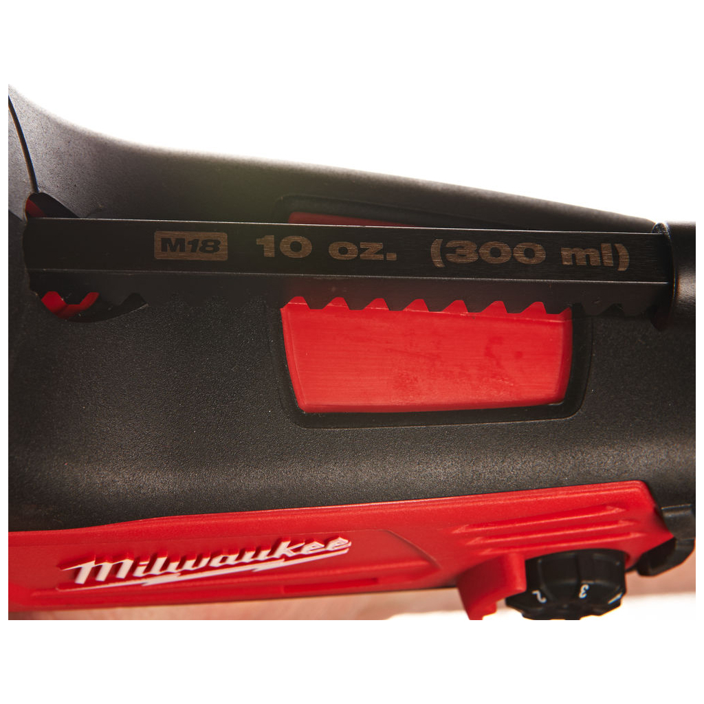 Пістолет для герметика Milwaukee C18 PCG/310C-201В, 310мл, 2Ah (4933441310) - изображение 4