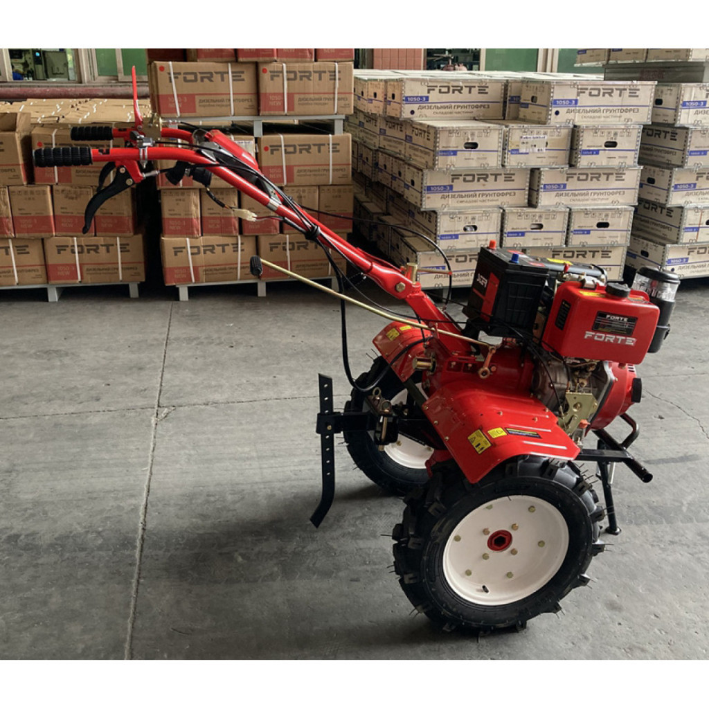 Культиватор Forte 1350Е, колеса 12", 9кс (113390) - зображення 7