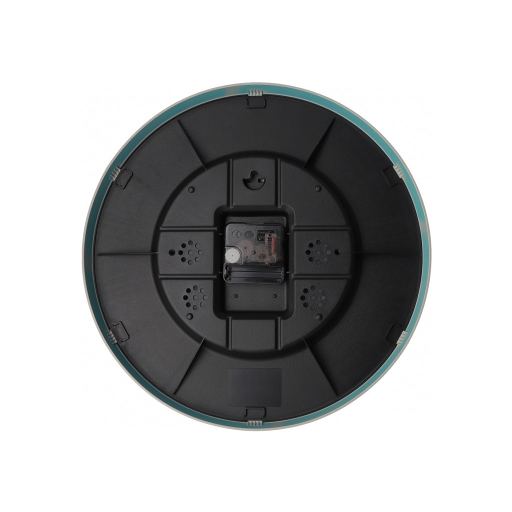 Настінний годинник Optima Flash пластиковий, бірюзово-синій (O52098) - зображення 3