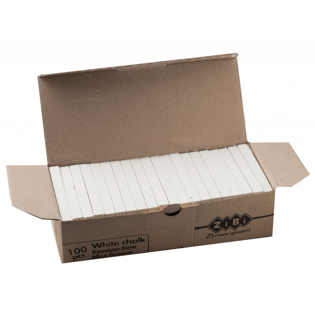 Крейда ZiBi 100 шт Біла KIDS Line (ZB.6712-12) - изображение 2