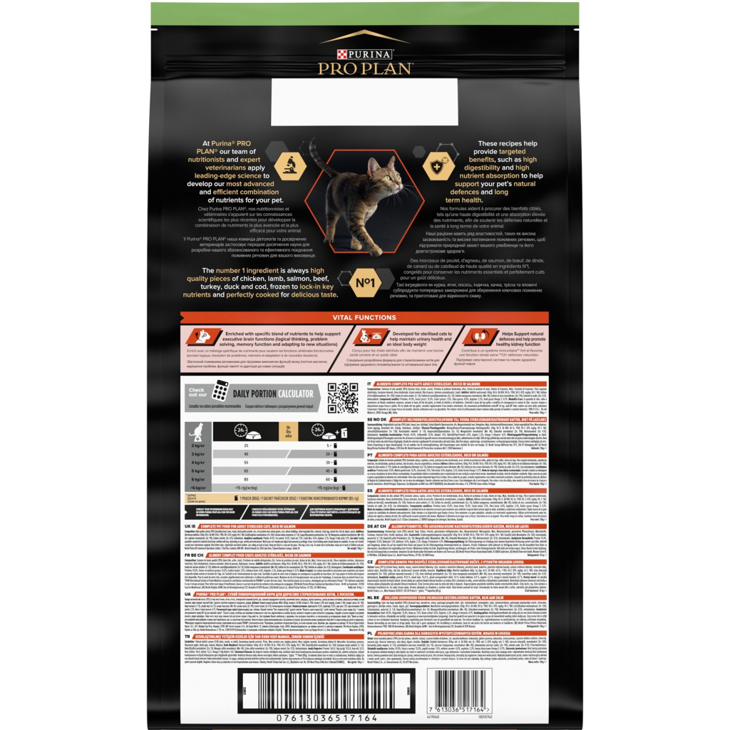 Сухий корм для кішок Purina Pro Plan Sterilised з лососем 10 кг (7613036517164) - зображення 3