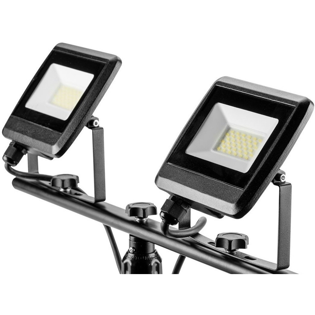 Прожектор Neo Tools алюміній, 220 В, 2х30Вт, 5400 люмен, SMD LED, кабель 3 м з в (99-061) - зображення 3