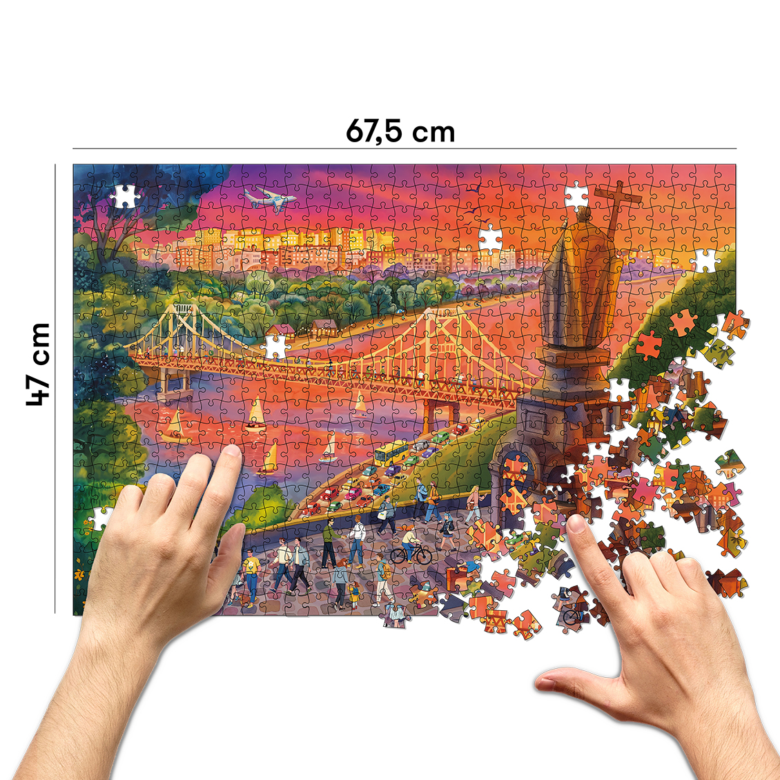 Пазл Orner Прогулянка Києвом 1000 елементів - зображення 3