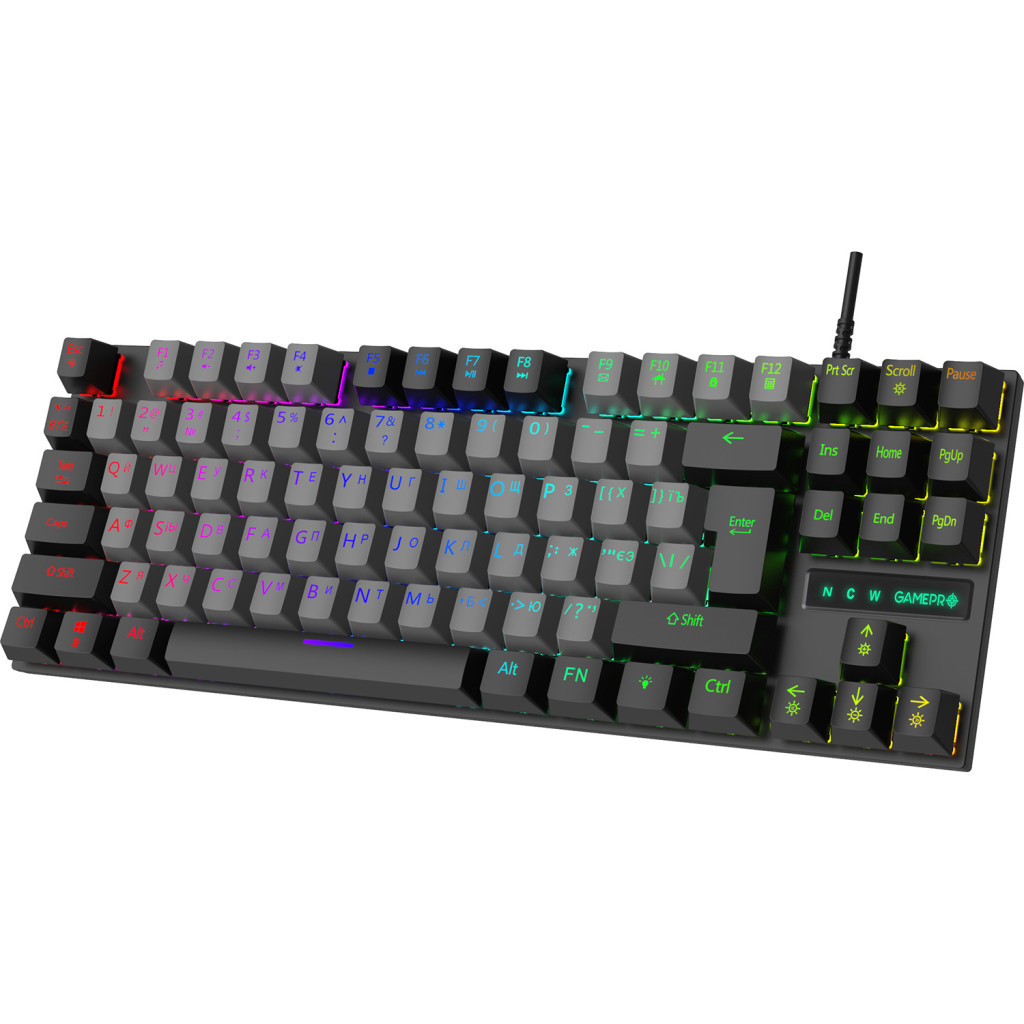 Клавіатура GamePro MK100B Blue Switch LED USB Black (MK100B) - зображення 3