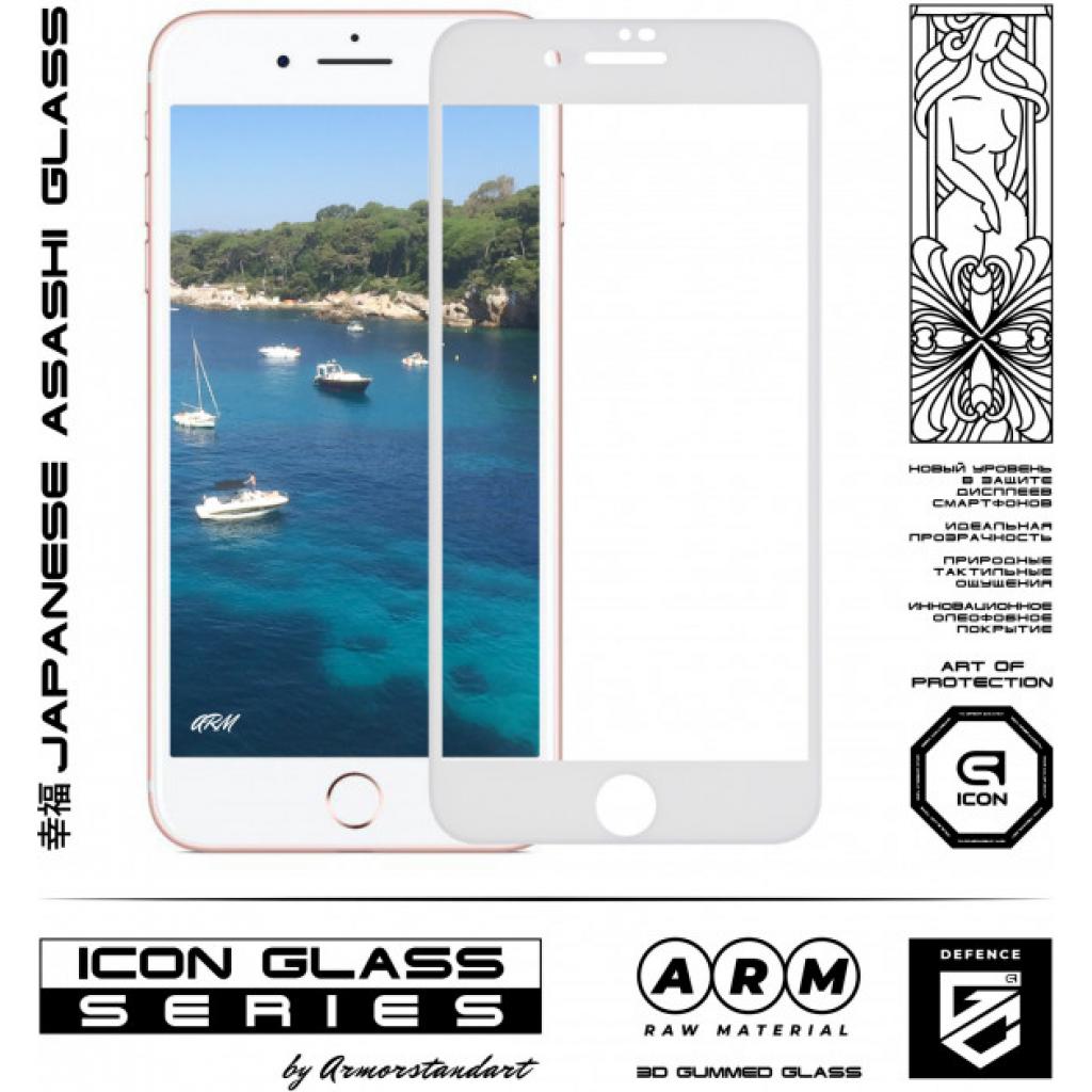 Скло захисне Armorstandart Icon 3D Apple iPhone SE New/8/7 White (ARM55981-GI3D-WT) - зображення 2