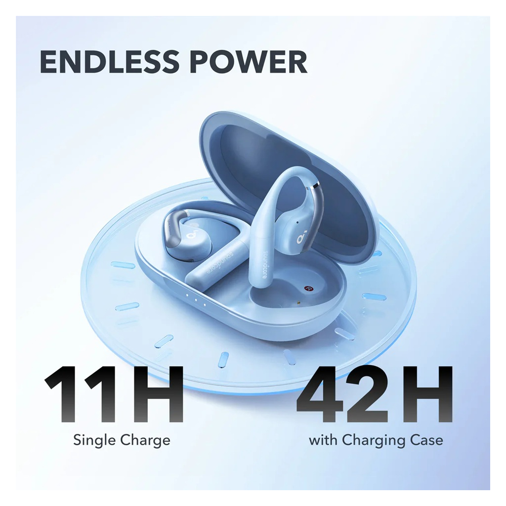 Навушники Anker SoundСore AeroFit Blue (A3872GG1) - зображення 4