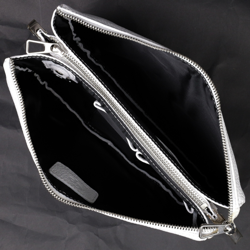 Сумка Grande Pelle З натуральної шкіри Біла (11635) - зображення 3