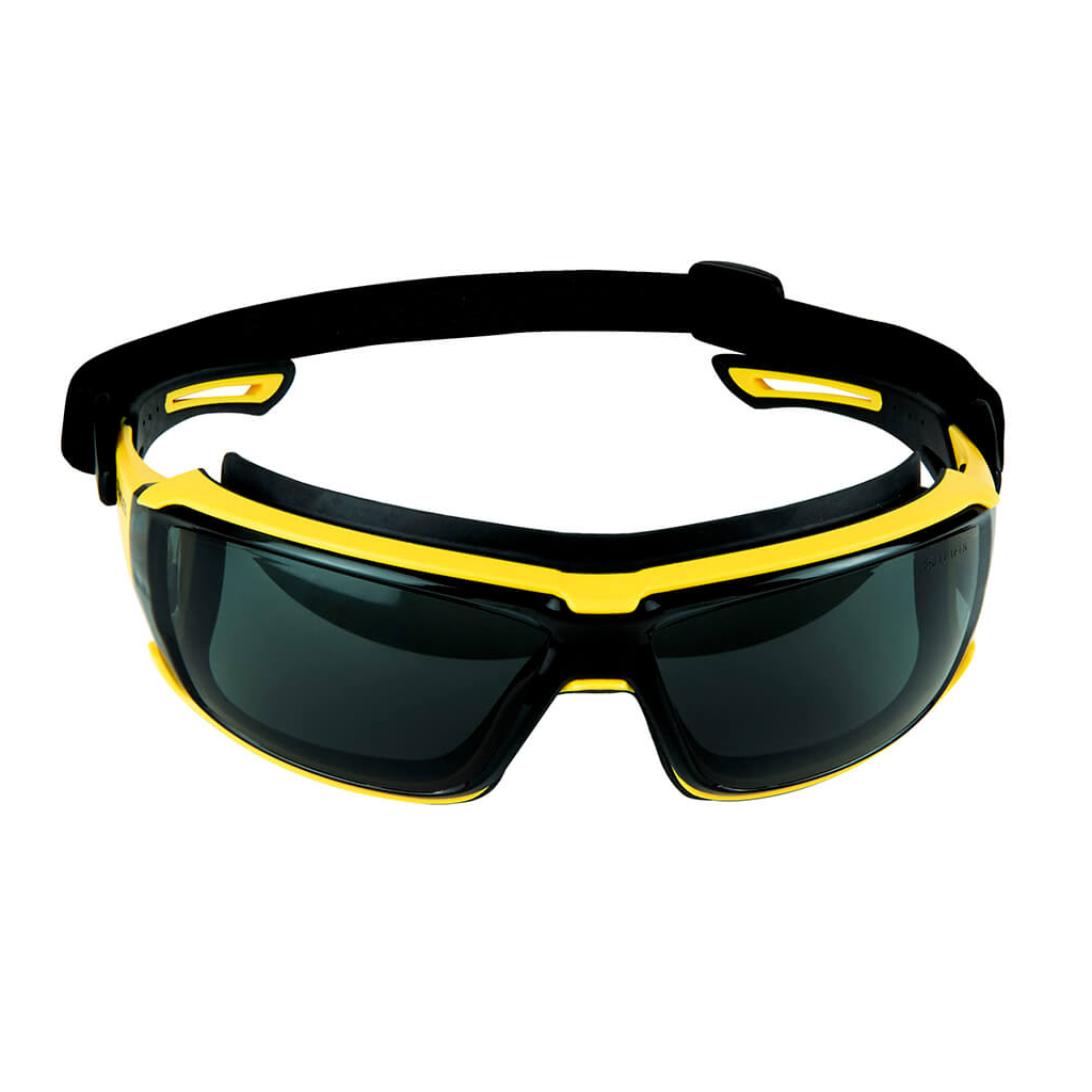 Захисні окуляри Stanley Rubber Gasket, тоновані, полікарбонатні, з м'якими гумовими дужками (SYE15-21D) - зображення 3