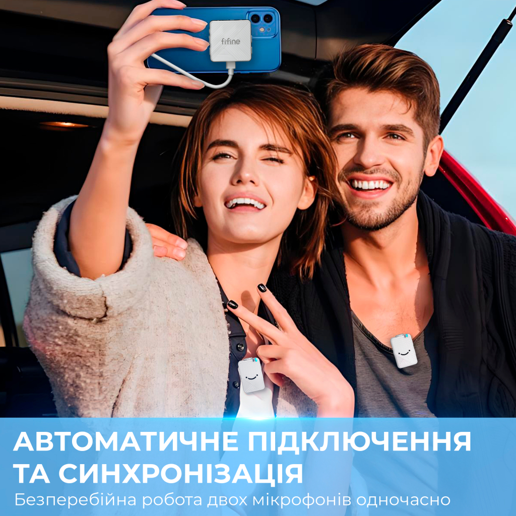 Мікрофон Fifine M9W White (M9W) - зображення 12