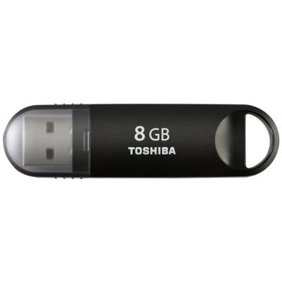 USB флеш накопичувач Toshiba 8GB Suzaku Black USB 3.0 (THN-U361K0080M4) - зображення 1