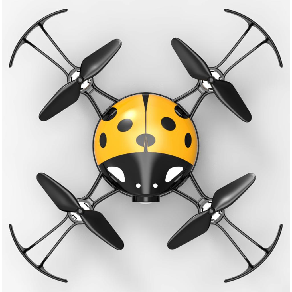 Радіокерована іграшка Syma Квадрокоптер 2,4 Ггц 10,3 cм (X27 Yellow) - зображення 2