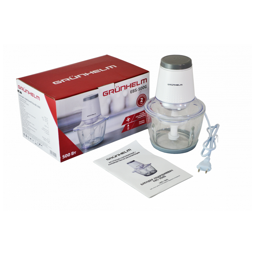 Подрібнювач Grunhelm EBS-500G - изображение 4