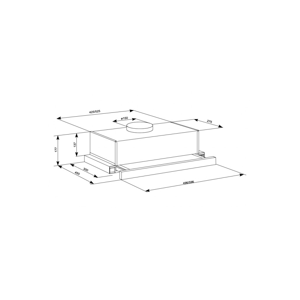 Витяжка кухонна Eleyus LOTUS 1000 60 WH - зображення 10