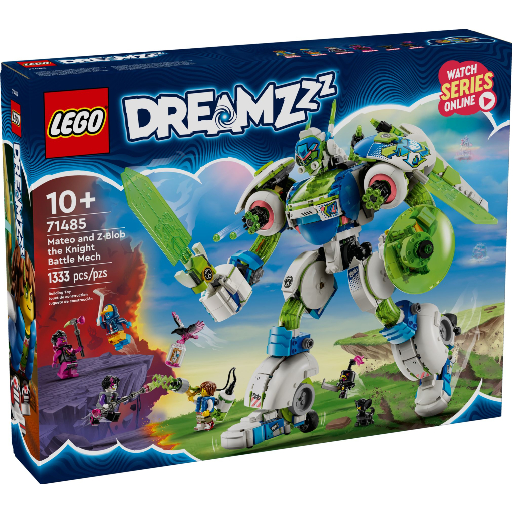 Конструктор LEGO DREAMZzz Матео й лицарський бойовий робот Зет-Блоб (71485) - зображення 1
