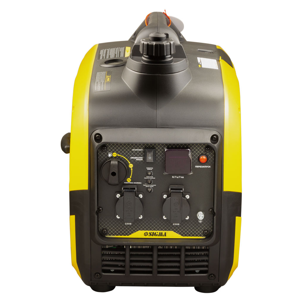 Генератор Sigma інверторний, 3.2/3.4kW, 50dB, ручний запуск (5710641) - зображення 9