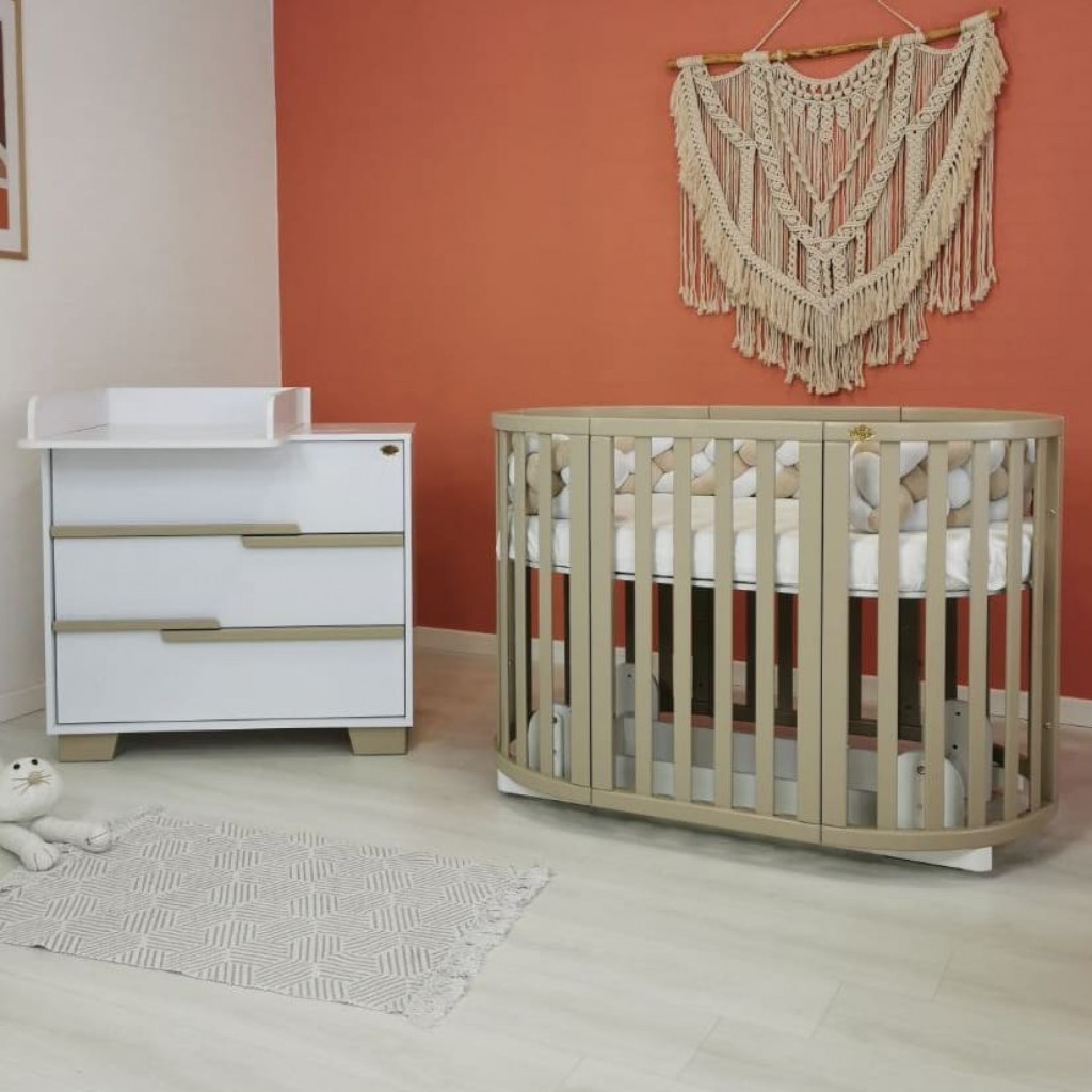 Ліжечко Angelo трансформер 7-в-1 (мокко) (13003) - зображення 4