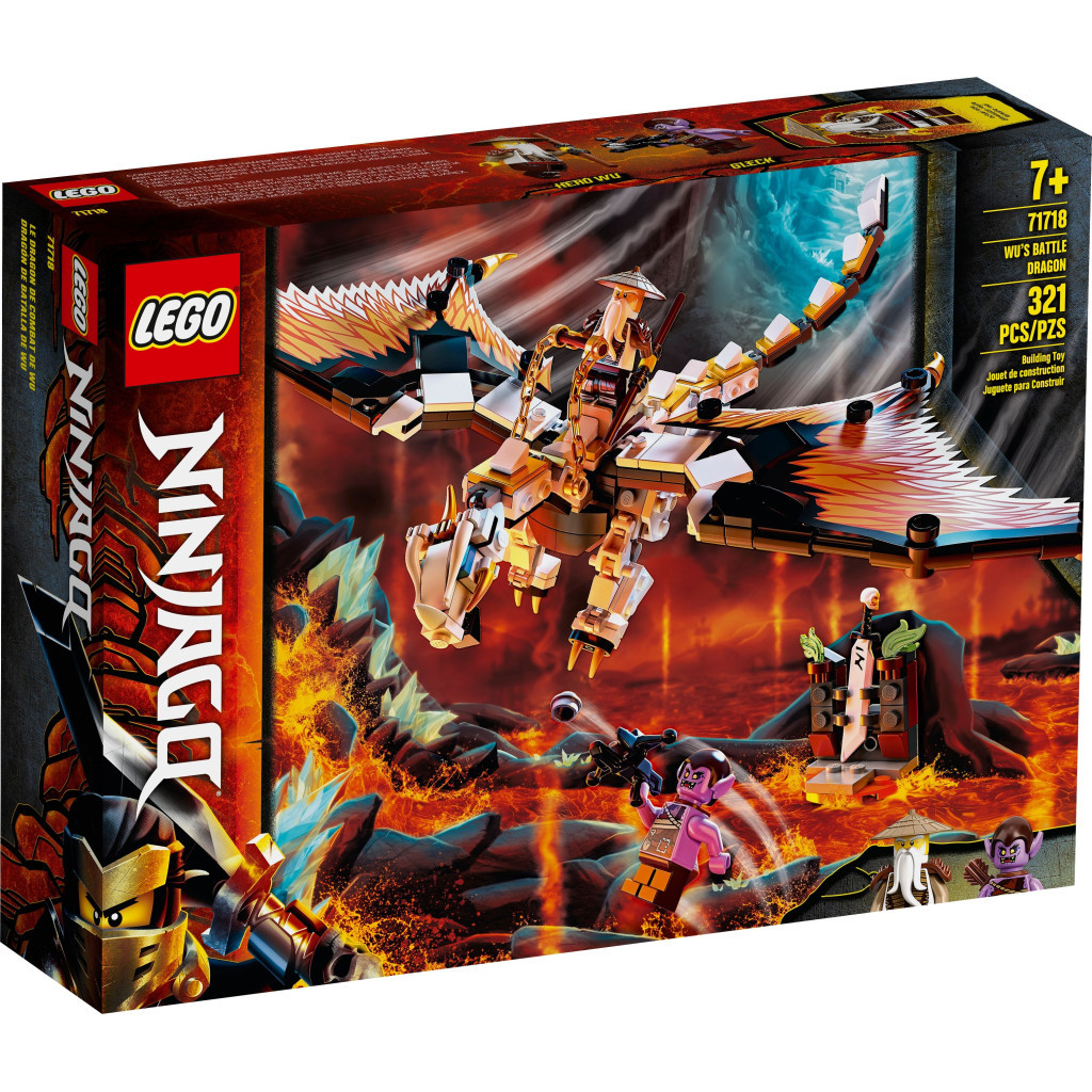 Конструктор LEGO Ninjago Бойовий дракон Майстра Ву 321 деталь (71718) - зображення 1